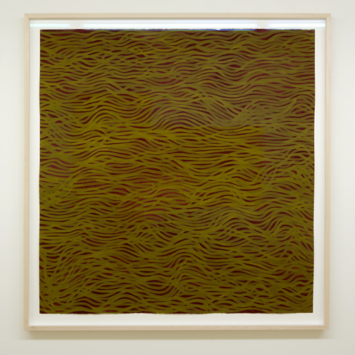 Sol LeWitt / Sol LeWitt Horizontal Bands (More or Less)  2002  154 x 147 cm Gouache on paper