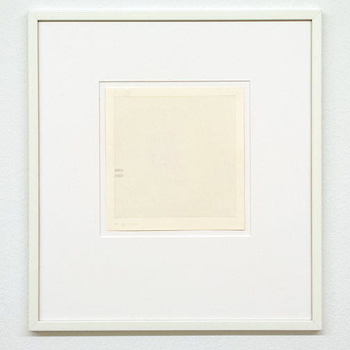 Antonio Calderara / Senza titolo  1972 16 x 15.5 cm Bleistift und Aquarell auf Papier