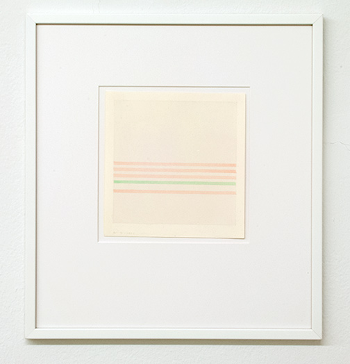 Antonio Calderara / Senza titolo  1972 16 x 15.5 cm Bleistift und Aquarell auf Papier
