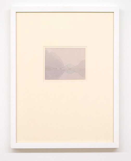 Antonio Calderara / Senza titolo  1953 12 x 15 cm Bleistift und Aquarell auf Papier