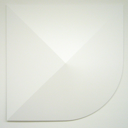 Andreas Christen / Monoform  1959 / 1960 99 x 99 cm Polyester white paint sprayed