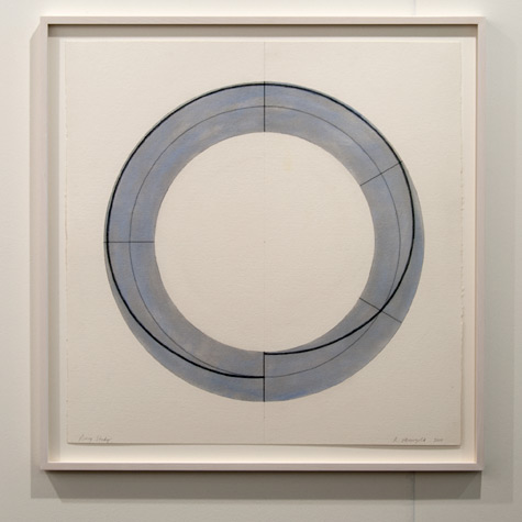 Robert Mangold / Robert Mangold Ring Study  2010 75.6 x 77.5 cm Pastel, graphite and black pencil on paper