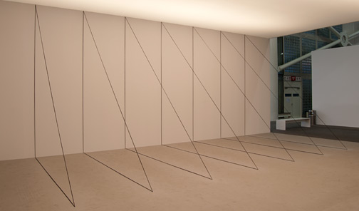 Fred Sandback / Fred Sandback Untitled (Sculptural Study, Seven-part Right-angled Triangular Construction)  1982/2010  Art Unlimited