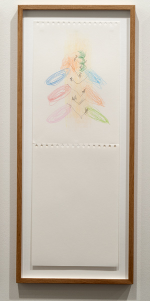 Richard Tuttle / Richard Tuttle Untitled  2012 59,5 x 21 cm Bleistift und Farbstift
