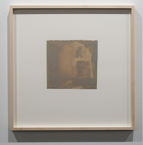 James Bishop / James Bishop Untitled  16.6 x 17.3 cm oil on paper