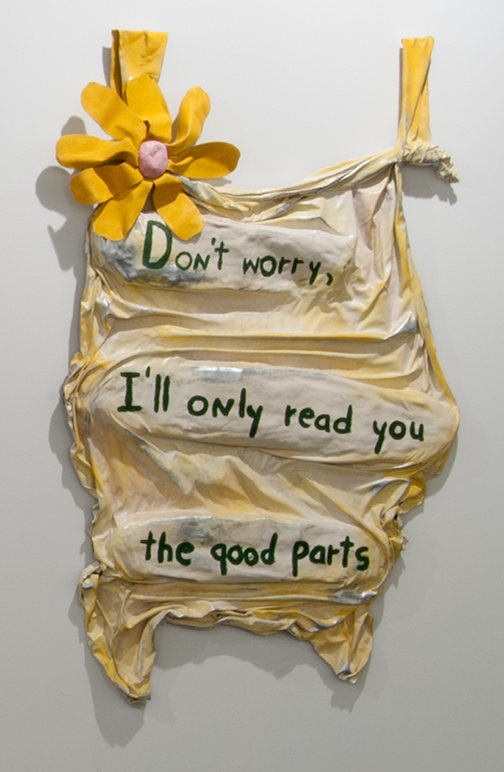 Ree Morton / Ree Morton Don’t worry, I’ll only read you the good parts  1975 137 x 66 cm  /  54 x 26 in oil on celastic