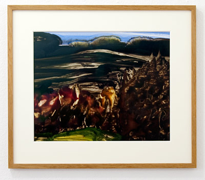 Joseph Egan / Joseph Egan Autumn (Colours in the World)  2000 50 x 58.5 x 2.5 cm Oil paints on paper with framing