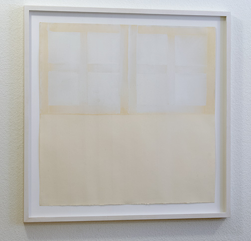James Bishop / Untitled  ca. 1970 55.5 x 55.5 cm oil on paper