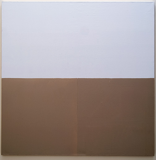 James Bishop / Untitled  1978 193.5 x 193.5 cm oil on canvas