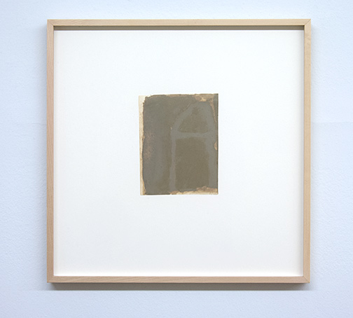 James Bishop / Untitled  16.2 x 12.7 cm oil on paper