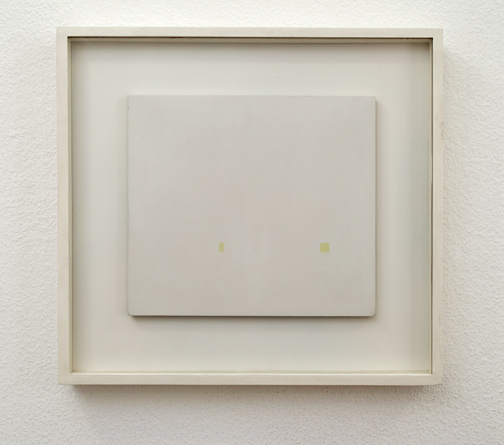 Antonio Calderara / Silenzio  1964 -1965  24 x 27 cm Oel auf Holztafel