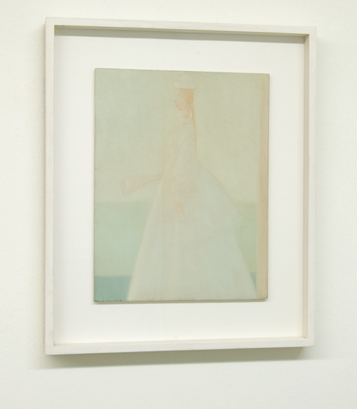 Antonio Calderara / Romantica (La Sposa)  1958  35 x 27 cm Oel auf Holztafel