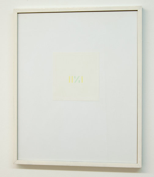 Antonio Calderara / Lettera di un Convalescente  1976  13.5 x 13.5 cm Aquarell auf Papier