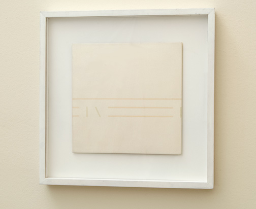 Antonio Calderara / Spazio Luce  1977  27 x 27 cm Oel auf Holztafel