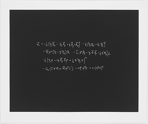 Sol LeWitt / Concinnitas  2014  66.5 x 80.5 cm Aquantita on Rives Paper Ed. 1/100 Steven Weinberg (*1933) University of Texas;  Nobel Prize