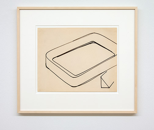 Donald Judd / Untitled  1964  27 x 34 cm marker on paper