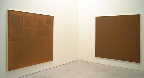 James Bishop / Four Brown Paintings 1971 - 1974