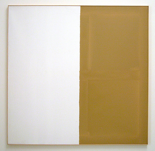 James Bishop / Untitled  1974 192,5 x 192,5 cm Öl auf Leinwand