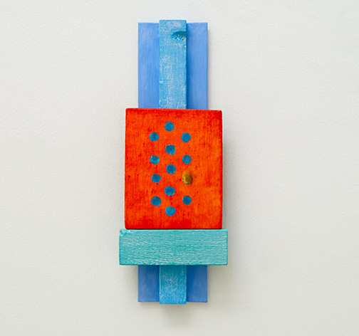 Joseph Egan / the traveling kind  2015  40 x 15 x 5 cm painted wood and painted panel