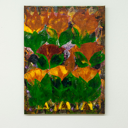 Joseph Egan / colorcomb (Nr. 85)  2014  40 x 30 x 1.5 cm Oil paints on canvasboard