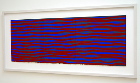Sol LeWitt / Horizontal Bands (More or less)  2003  28 x 75.8 cm gouache on paper