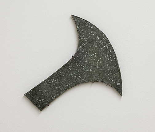 Richard Tuttle / Richard Tuttle Tin piece   1967  26 x 26.5 cm galvanized iron