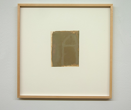 James Bishop / James Bishop Untitled  16.2 x 12.7 cm oil on paper