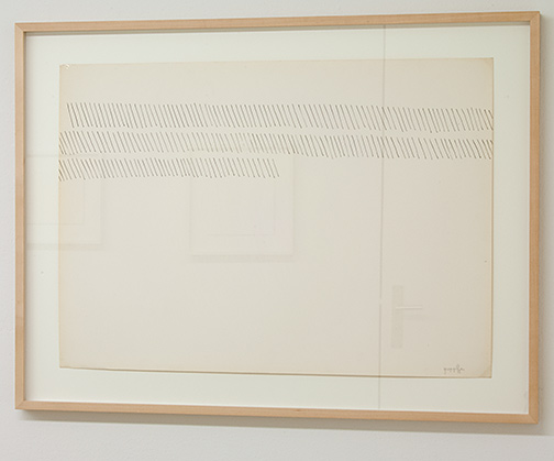 Giorgio Griffa / Giorgio Griffa Senza Titolo    51 x 72 cm ink on paper
