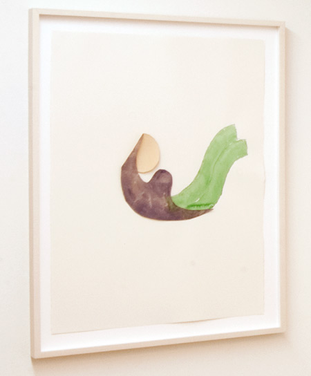 Richard Tuttle / Untitled  1979 74.9 x 56.5 cm pencil and watercolor on paper collage