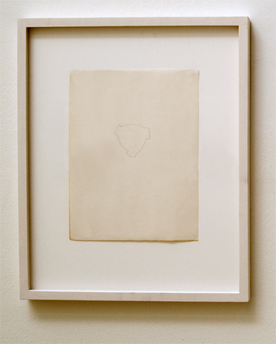 Richard Tuttle / Belmore  1971 27.9 x 21.8 cm pencil on paper