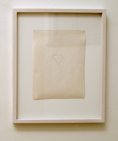 Richard Tuttle / Belmore  1971 27.9 x 21.8 cm pencil on paper