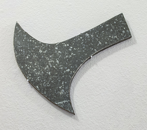 Richard Tuttle / Tin Piece  1967  26 x 26.5 cm galvanized iron