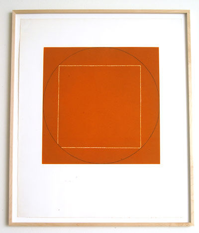 Robert Mangold / Portfolio of 7 aquatints  1973  68.4 x 56.3 cm  /  36 x 36.75 " aquatint Ed. 21/50; #2