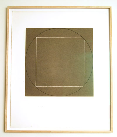 Robert Mangold / Portfolio of 7 aquatints  1973  68.4 x 56.3 cm  /  36 x 36.75 " aquatint Ed. 21/50; #3