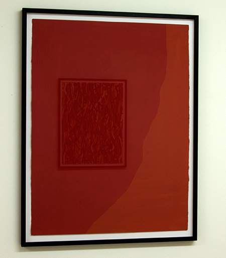 Sol LeWitt / Irregular Shape  1998  76.2 x 55.9 cm   gouache on paper