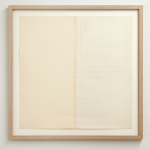 James Bishop / James Bishop Untitled  ca. 1970 55.5 x 55.5 cm oil on paper