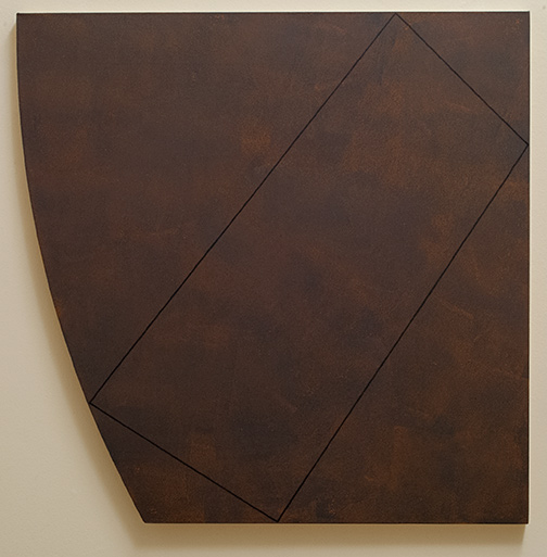 Robert Mangold / Robert Mangold Attic Series XVI, Study  1991 121.9 x 121.9 cm acrylic and black pencil on canvas